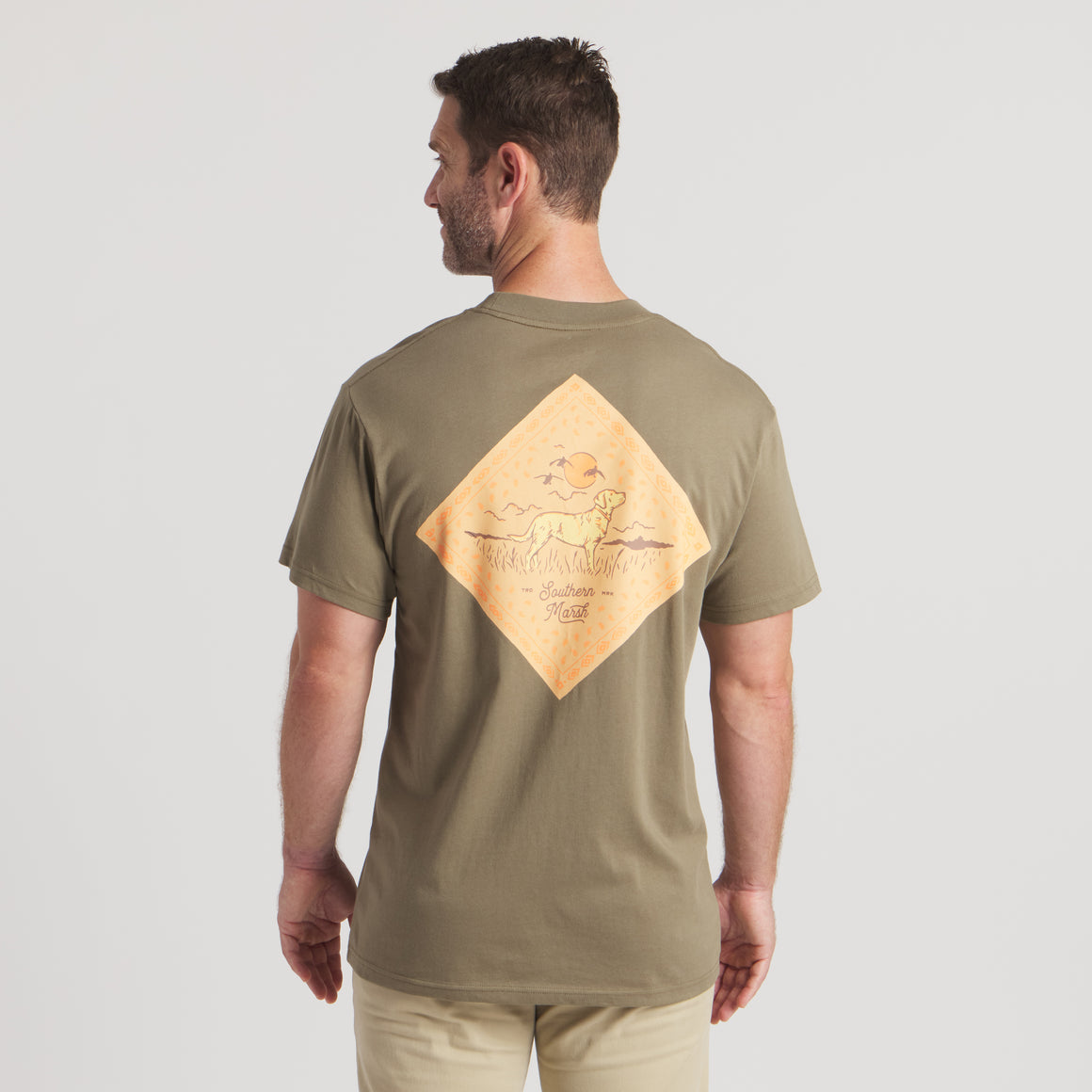 Moss Green | On Model Back