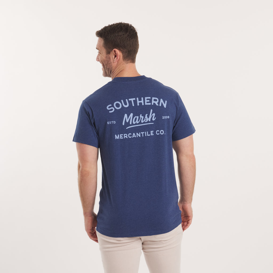 Washed Navy | On Model Back