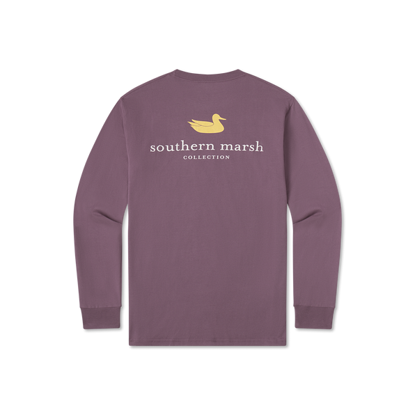 Iris with Yellow | Authentic Collegiate Tee | Long Sleeve