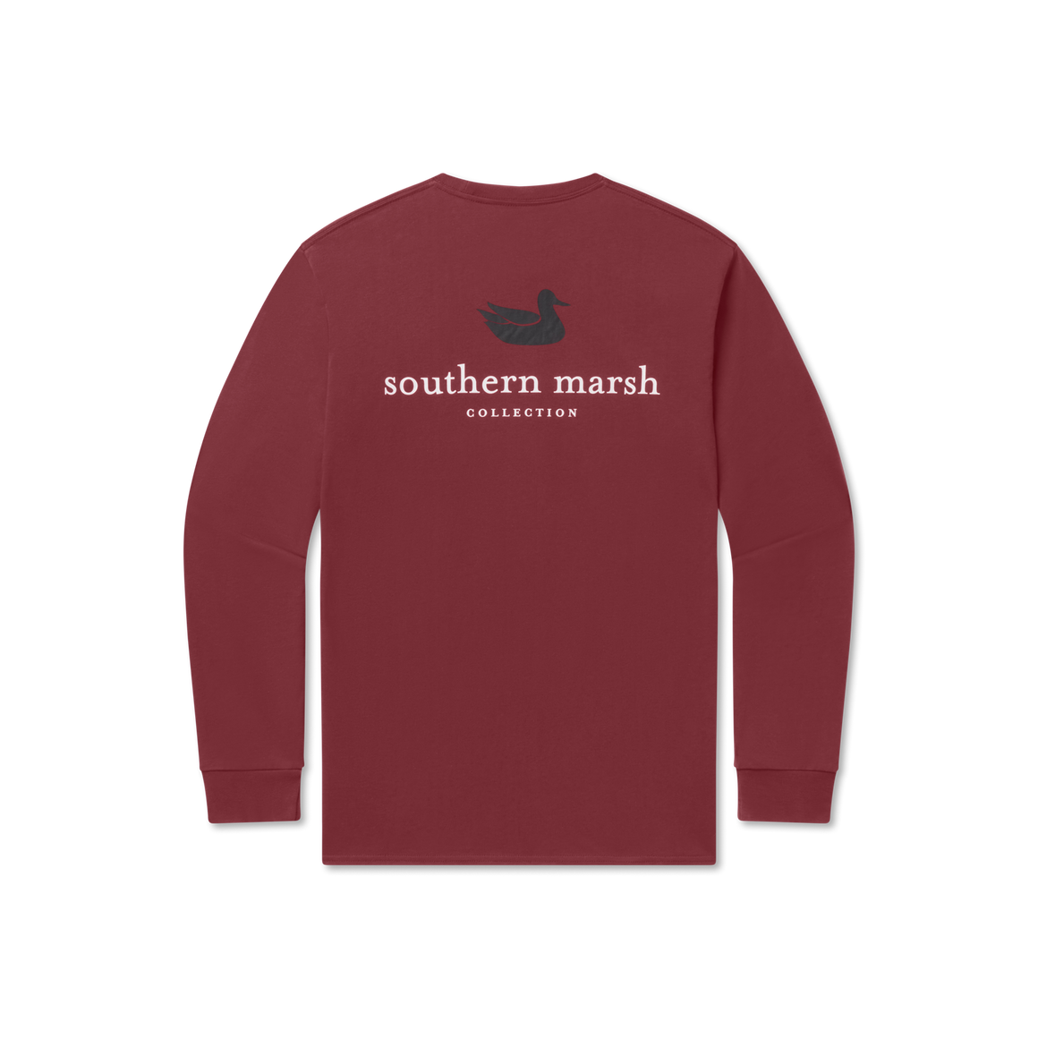 Maroon | Authentic Collegiate Tee | Long Sleeve T-Shirt 