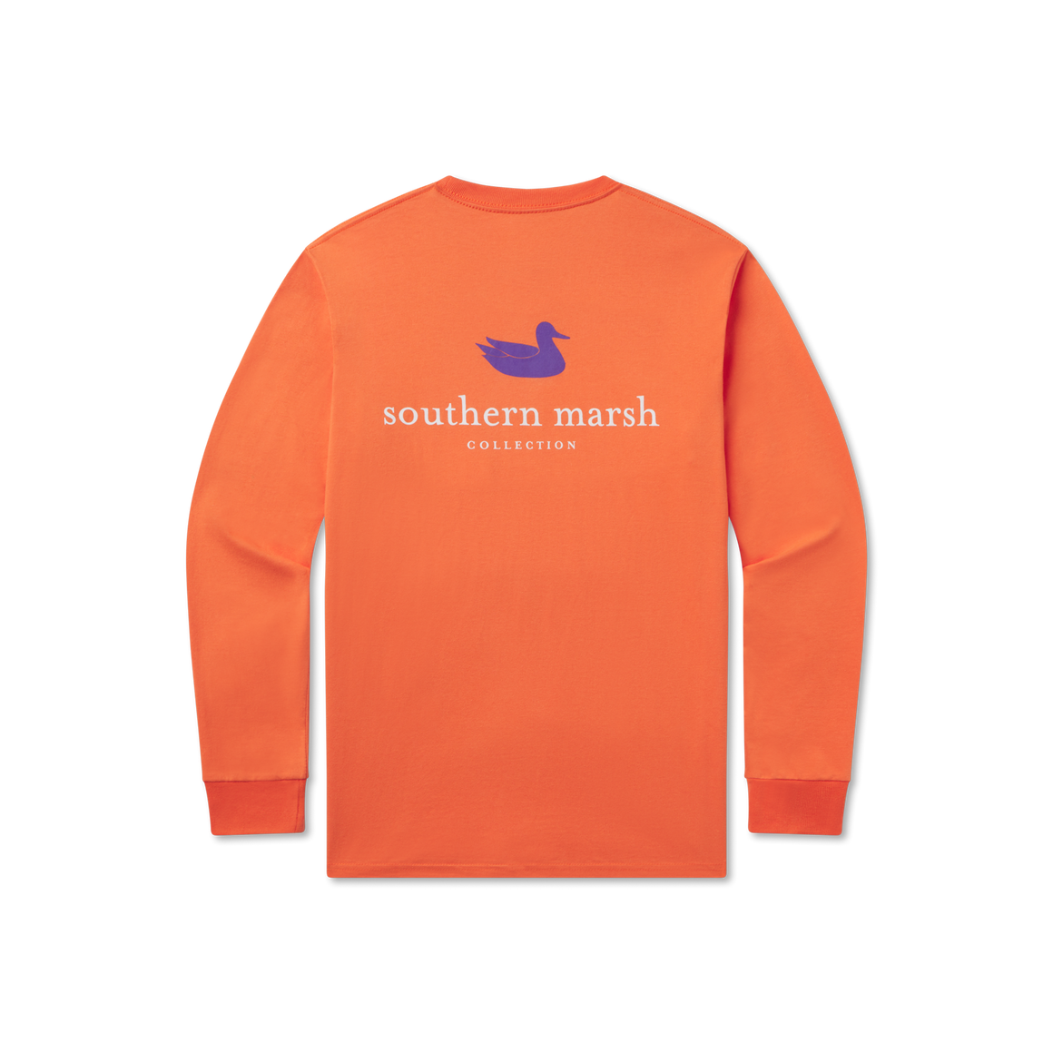 Orange with Purple-White
