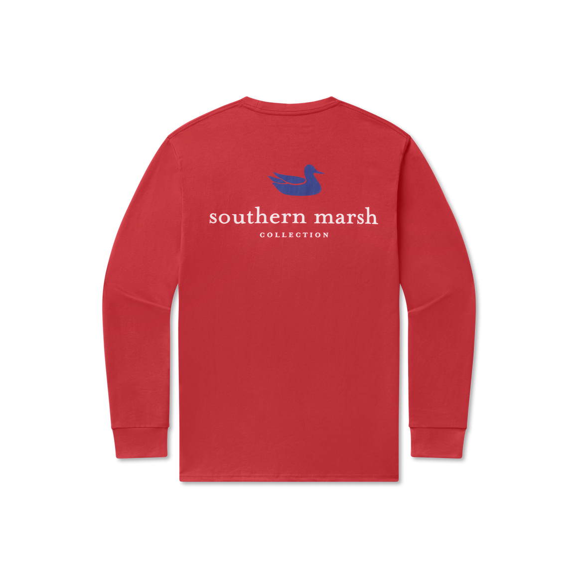 Red with Navy | Authentic Collegiate Tee 