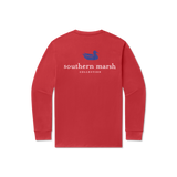 Red with Navy | Authentic Collegiate Tee 
