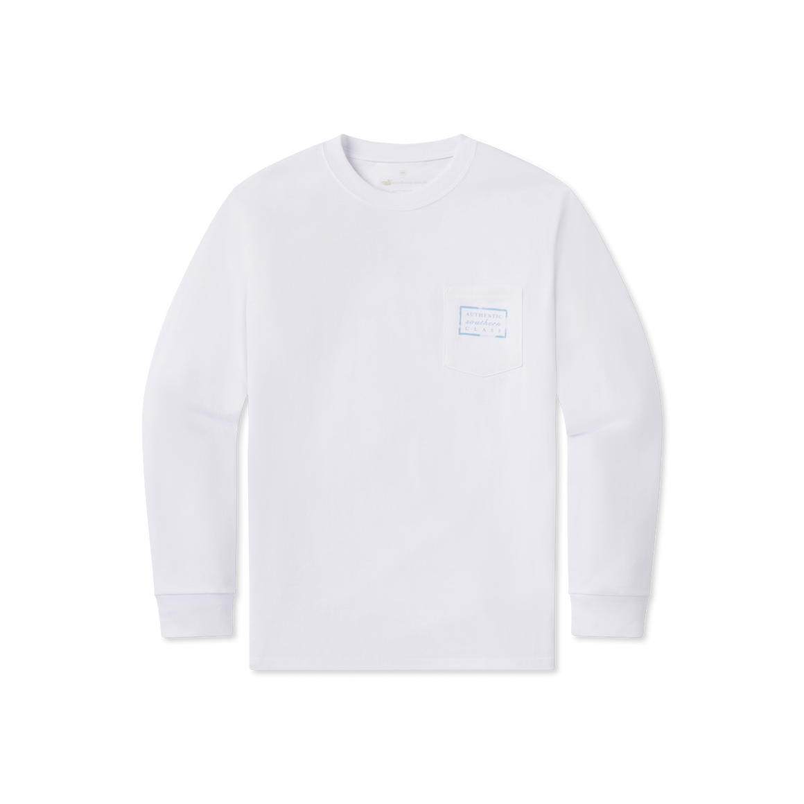 White with Light Blue | Front