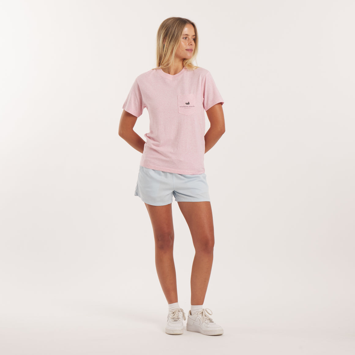 Washed Camelia | On Model Front Full