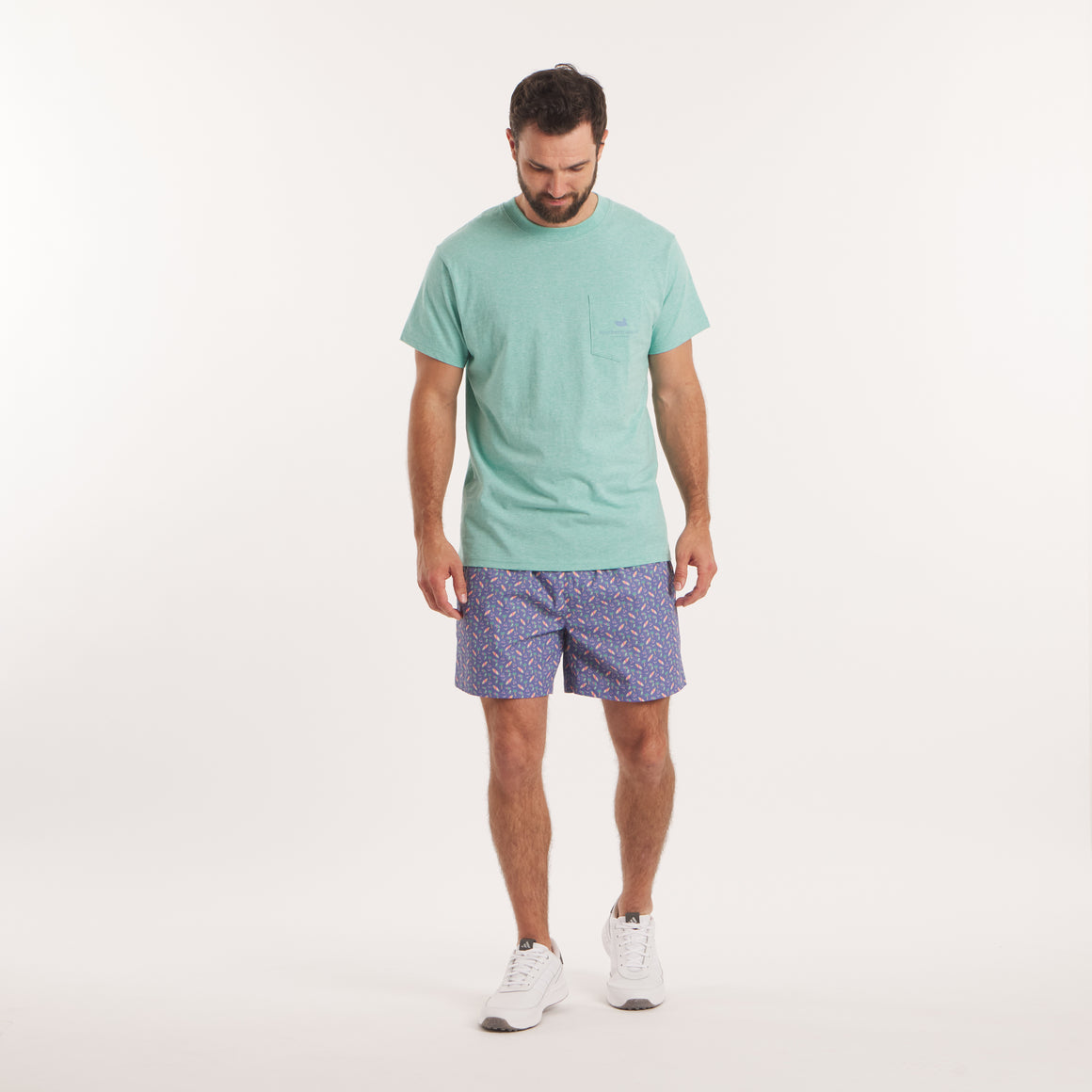 Washed Bimini Green | On Model Front Full