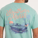 Washed Bimini Green | On Model Back Detail