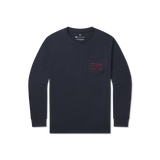 Navy | Authentic Flag Tee | Long Sleeve | Front