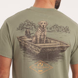 Bay Green | On Model Back Detail