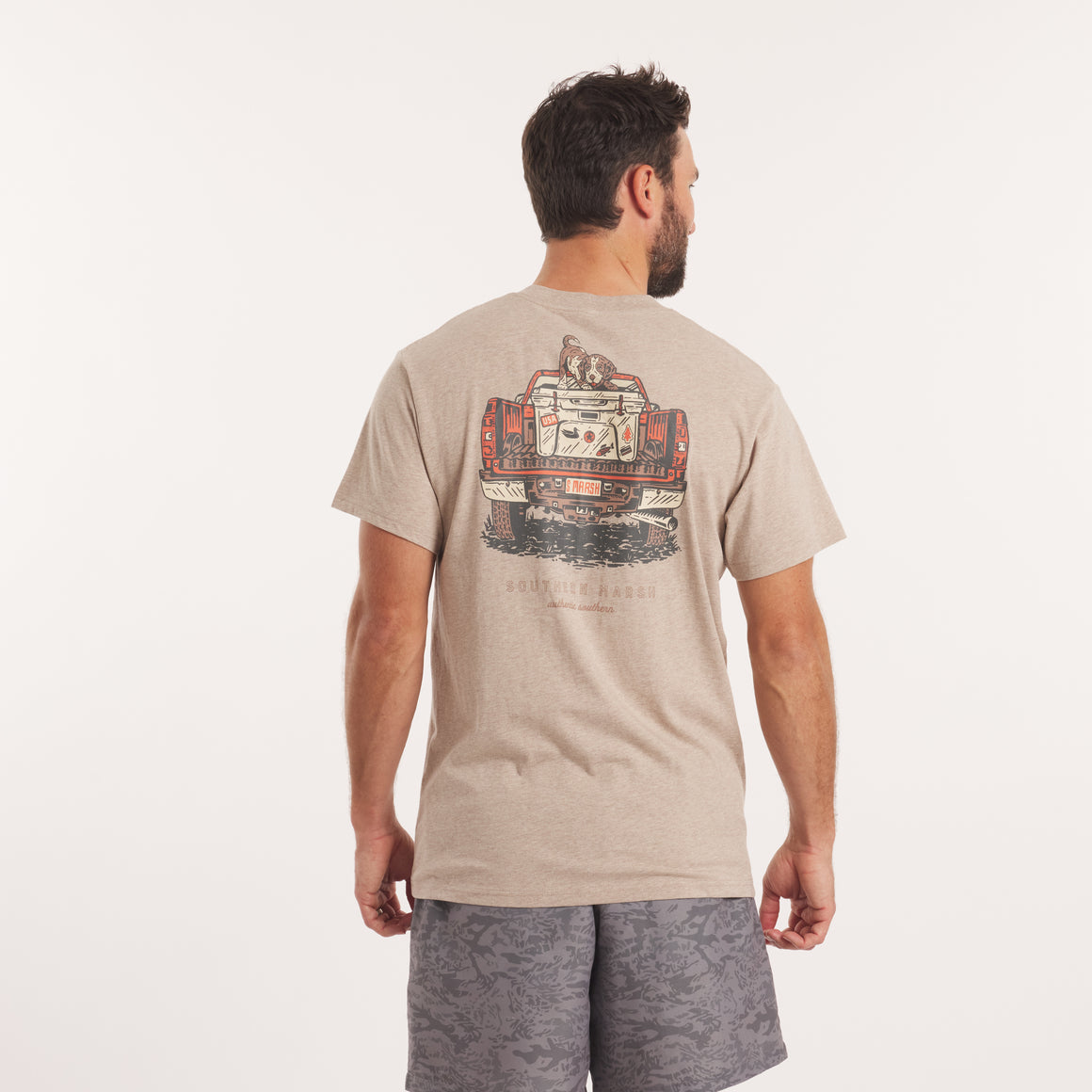 Washed Burnt Taupe | On Model Back