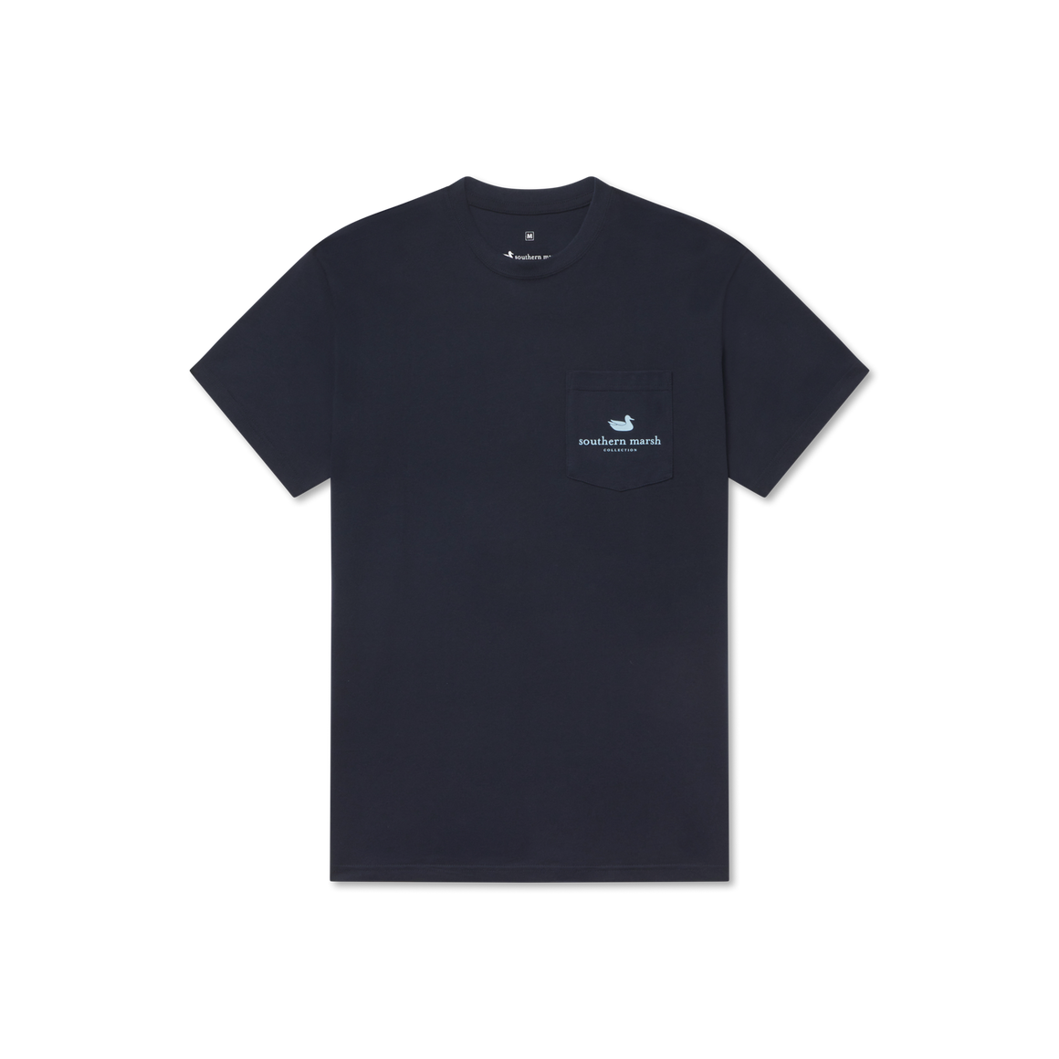 Navy | River Route Collection Tee | North Carolina & South Carolina | Front