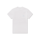 White | River Route Collection Tee | Texas & Oklahoma | Front
