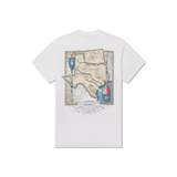 White | River Route Collection Tee | Texas & Oklahoma