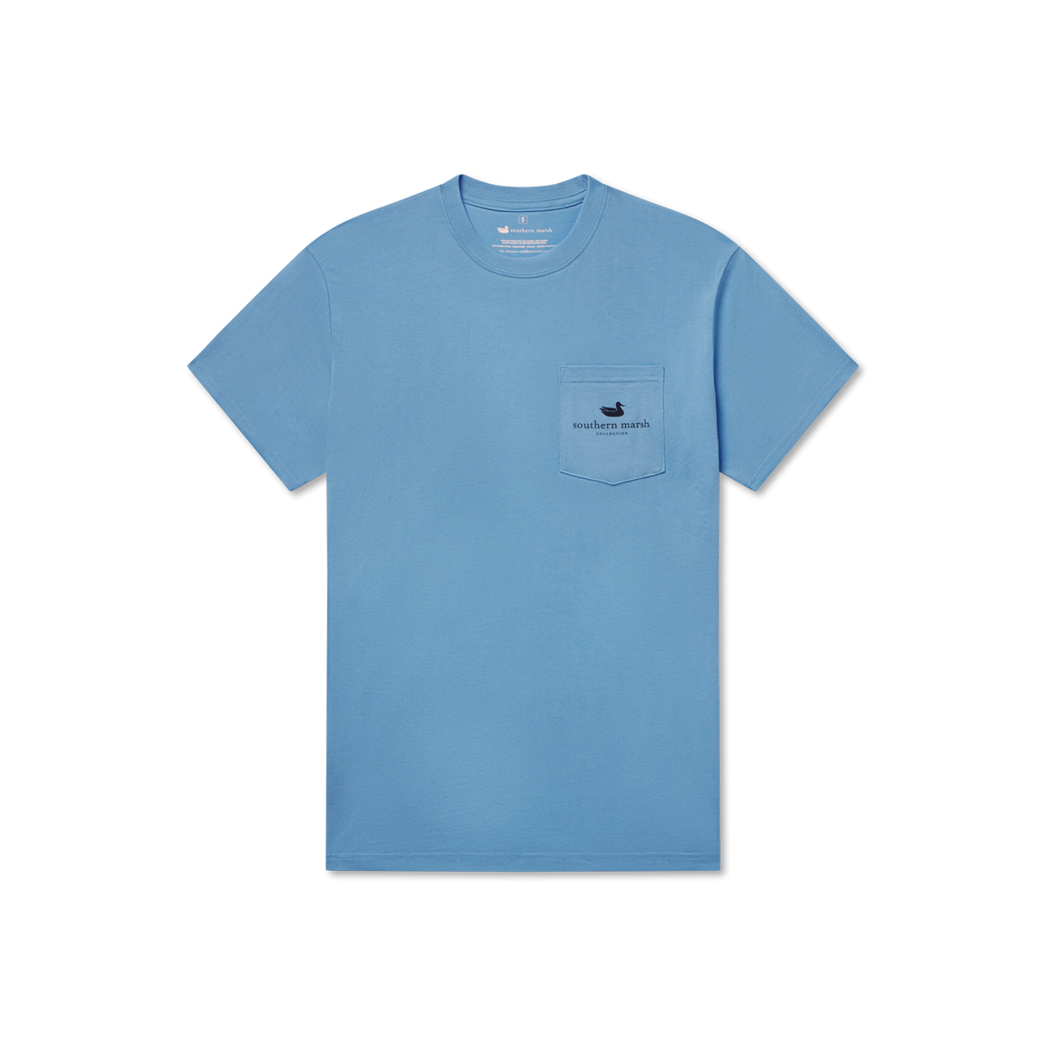 Breaker Blue | River Route Collection Tee | The South | Front