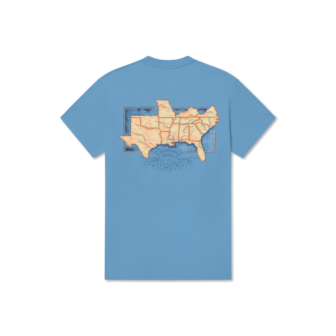 Breaker Blue | River Route Collection Tee | The South
