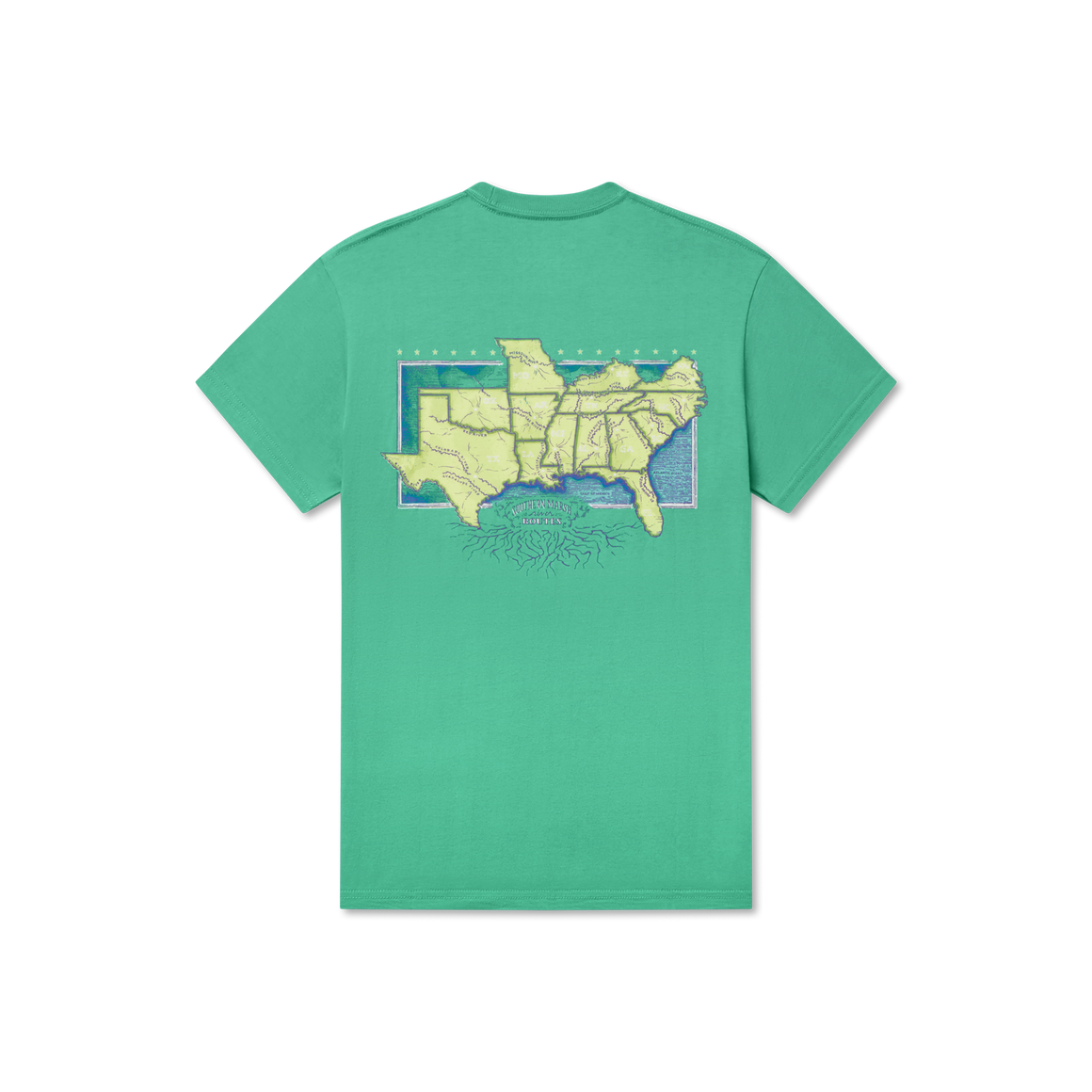 Bimini Green | River Route Collection Tee | The South