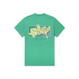 Bimini Green | River Route Collection Tee | The South