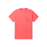 Coral | River Route Collection Tee | The South | Front