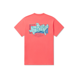 Coral | River Route Collection Tee | The South