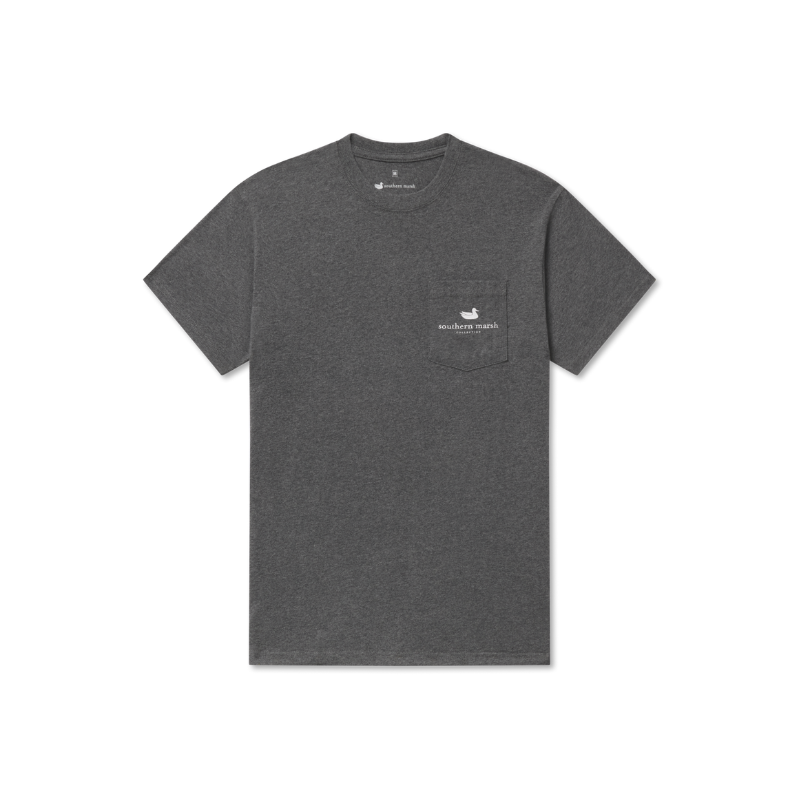 Midnight Gray | River Route Collection Tee | The South | Front