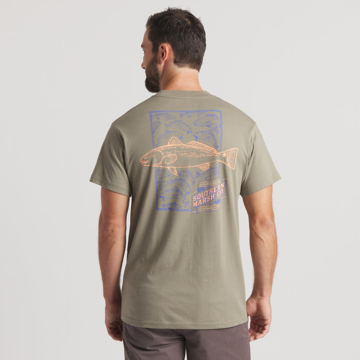 Stonewall Olive |  On Model | Back