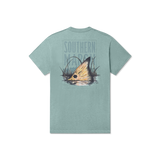 Washed Moss Blue
