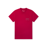 Crimson | Authentic Heritage Tee | Oklahoma | Short Sleeve T-shirt | Front