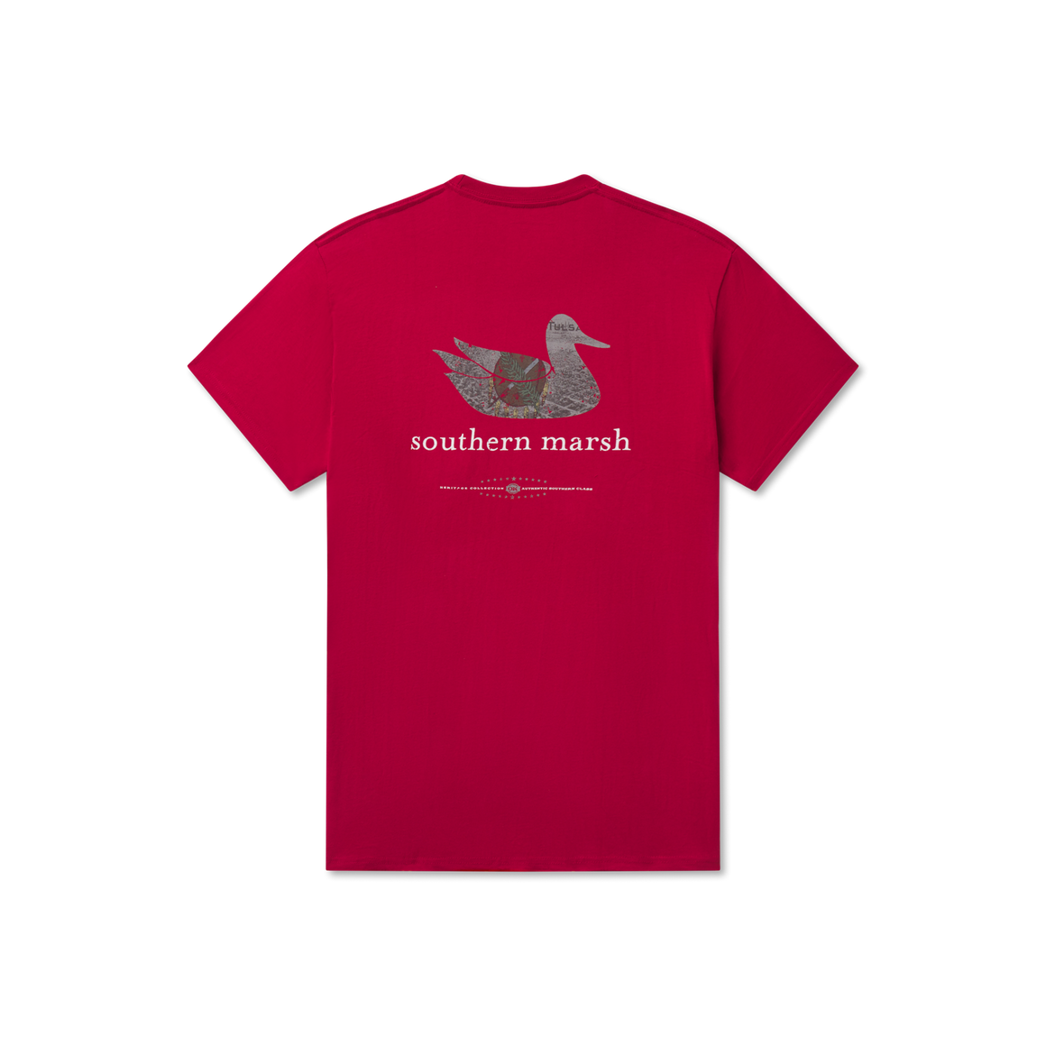 Crimson | Authentic Heritage Tee | Oklahoma | Short Sleeve T-shirt