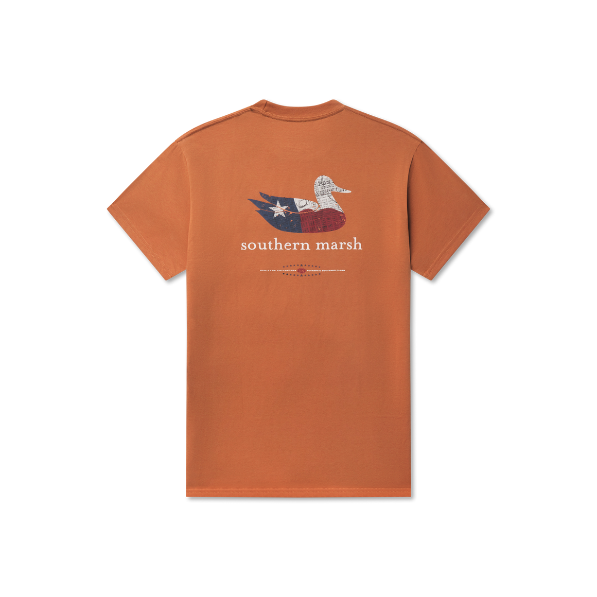 Burnt Orange | Authentic Heritage Tee | Texas 