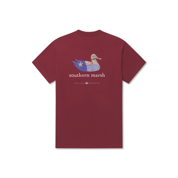 Maroon | Authentic Heritage Tee | Texas 