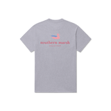 Authentic Flag Tee | Light Gray