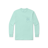 Ocean Green | Authentic Vibrant Tee | Long Sleeve T-Shirt | Front