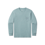 Washed Moss Blue Heather| Front