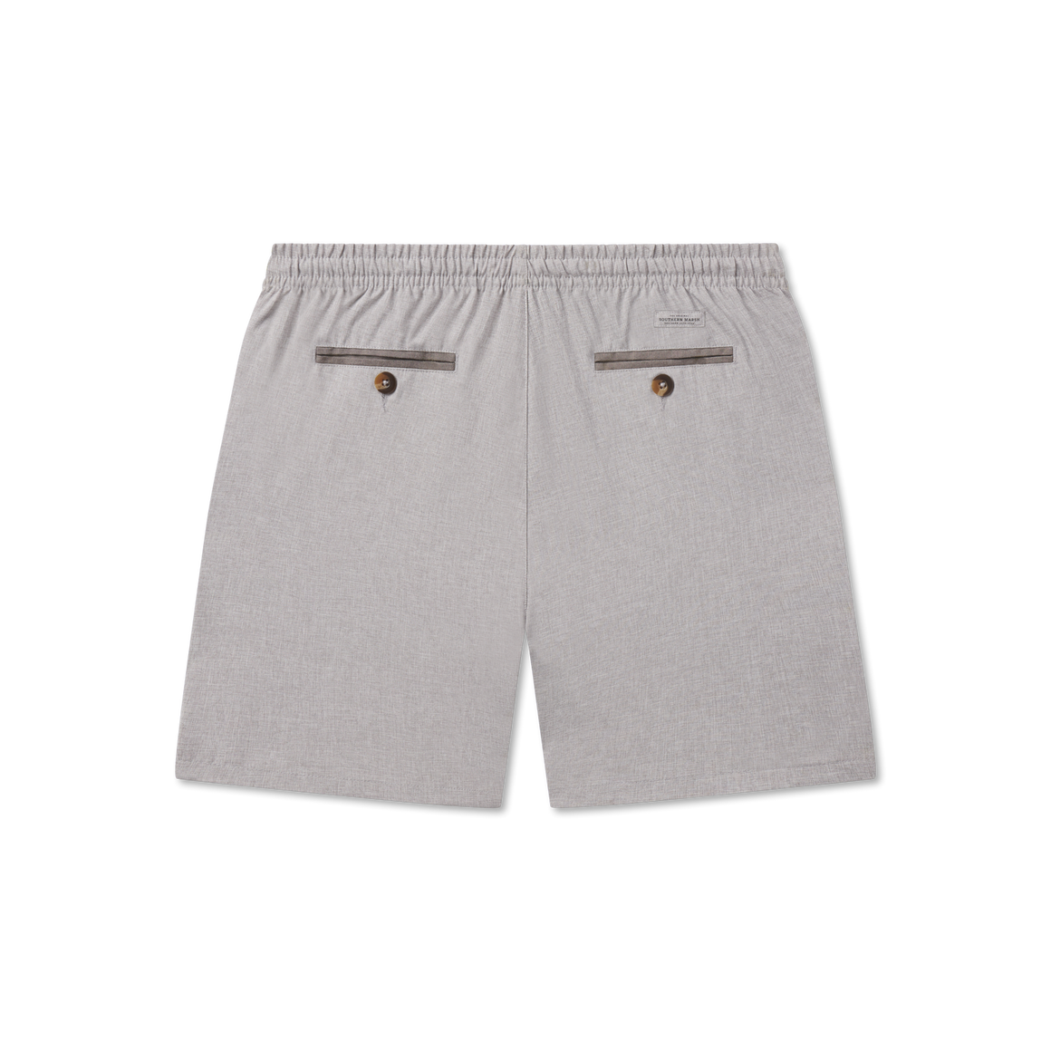 Light Gray | Crawford Casual Short | Mens Shorts | Back