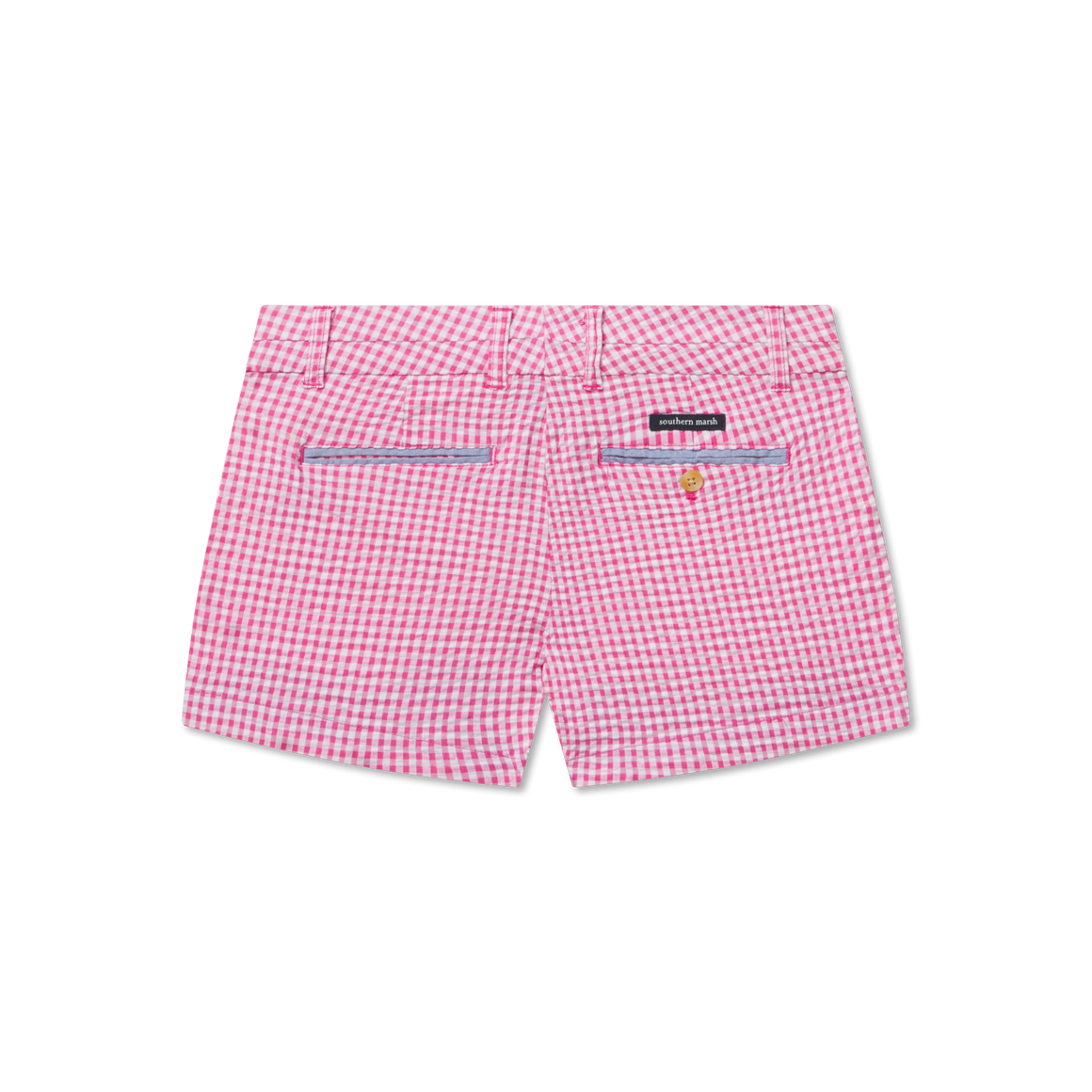 Pink Gingham | Brighton Short | Gingham | Womens Shorts | Back