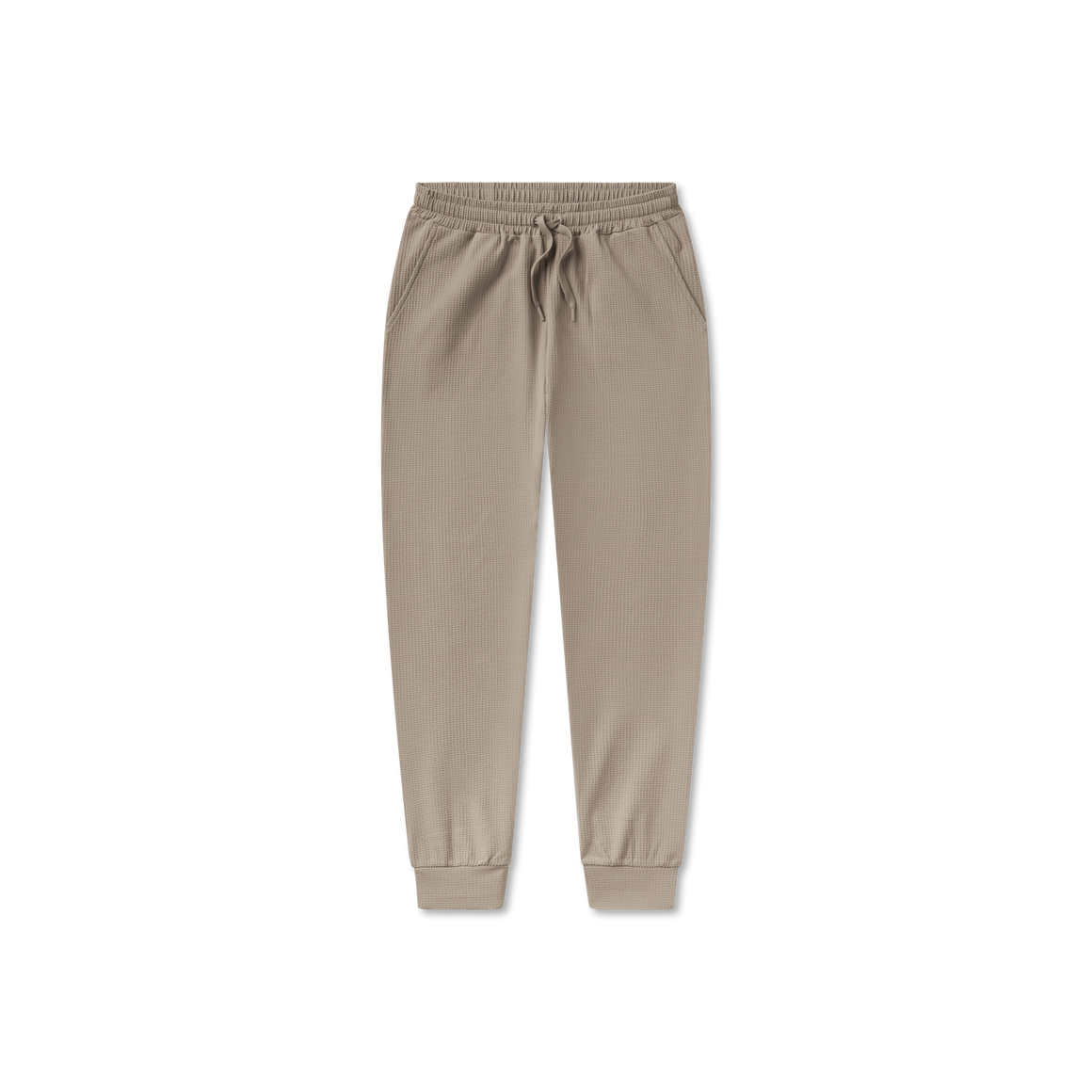 Burnt Taupe Waffle Knit