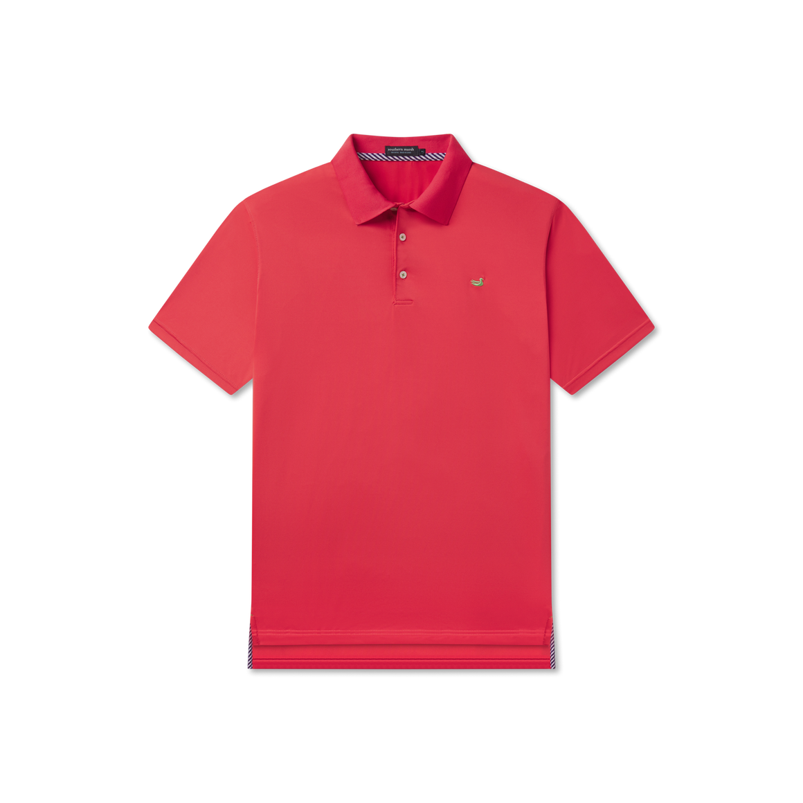 Neon Coral Polo | Bermuda Performance Polo | Neon Coral
