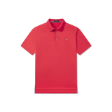 Neon Coral Polo | Bermuda Performance Polo | Neon Coral