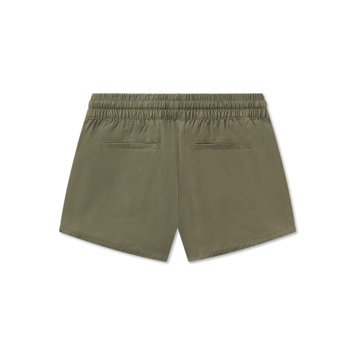 Olive Green | Rachel Relaxed Shorts | Back