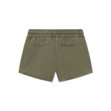 Olive Green | Rachel Relaxed Shorts | Back
