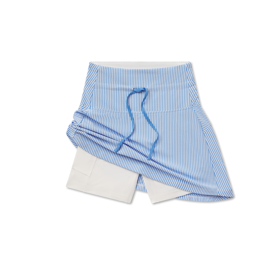 French Blue & White Seersucker | Lining