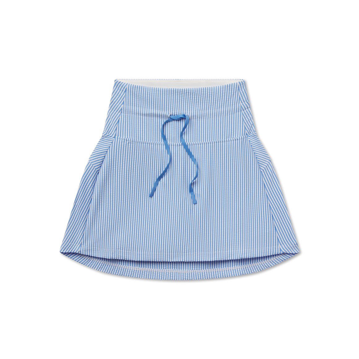 French Blue & White Seersucker