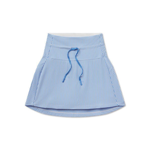 French Blue & White Seersucker