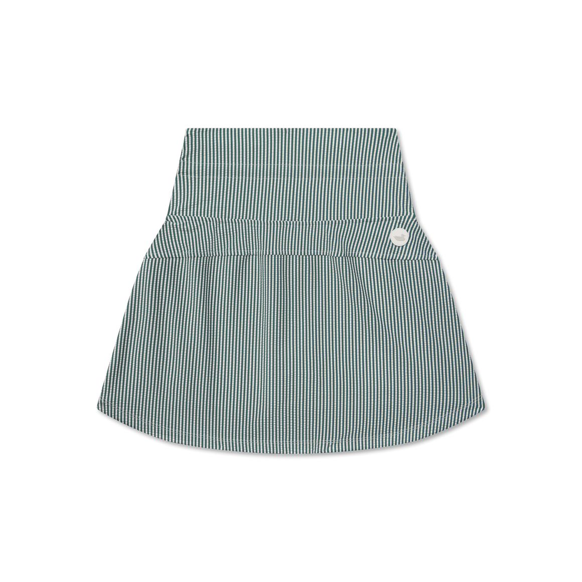 Hunter Green & White Seersucker | Back