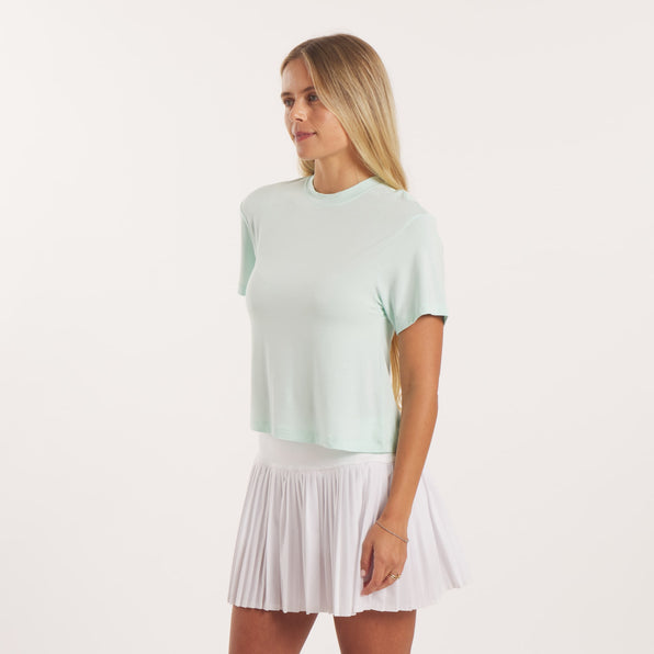 White | On Model Skirt