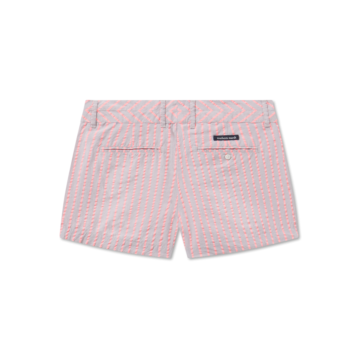 Gray and Neon Pink Stripe | Back