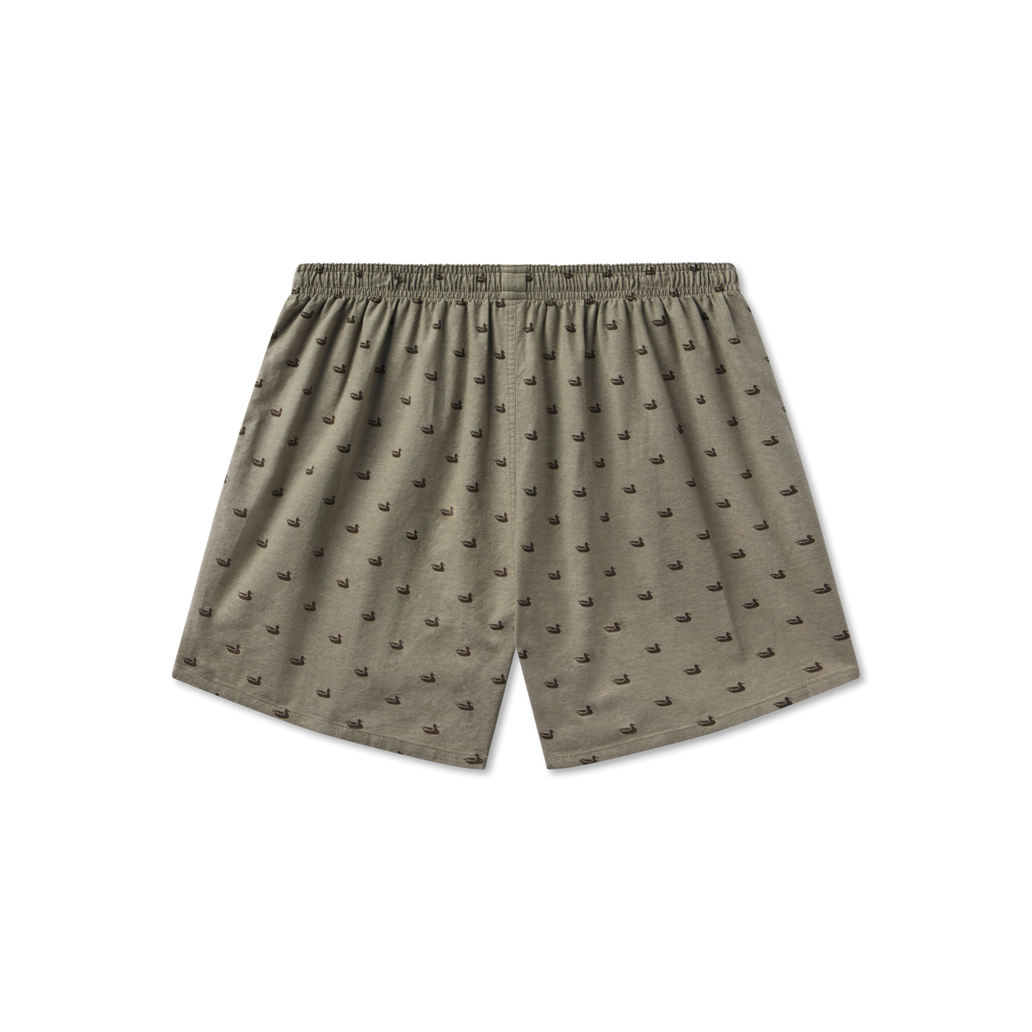 Dark Olive with Ducks | Back