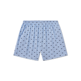 Light Blue with Navy Ducks | Back View