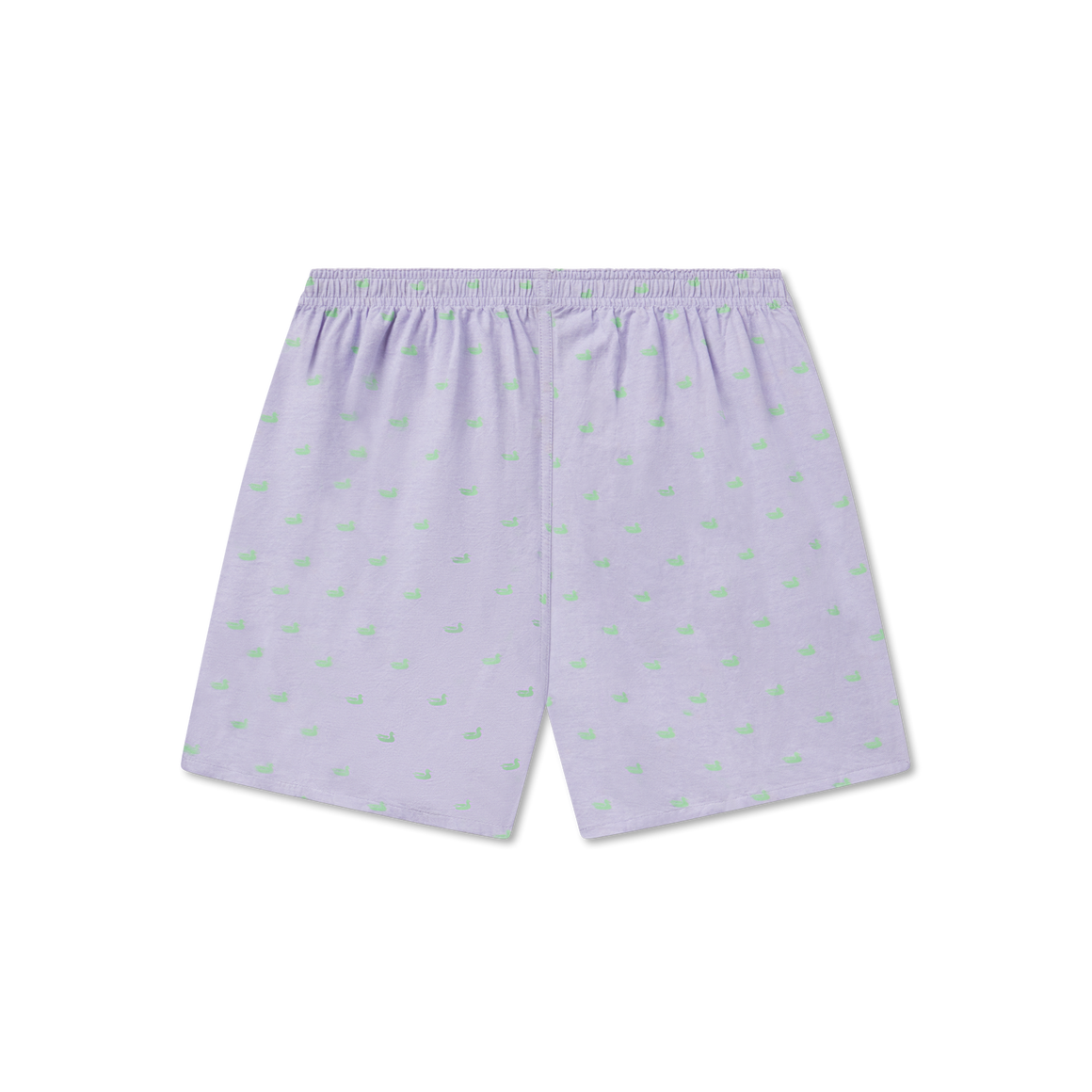 Wharf Purple with Lime Ducks | Hanover Oxford Boxer | Back