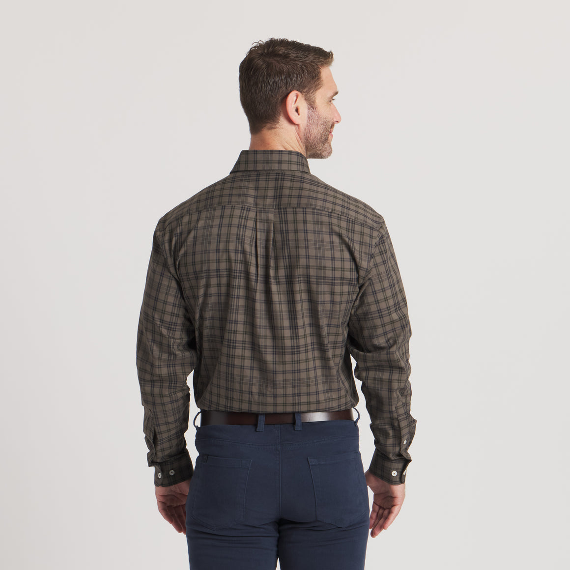 Stone Brown & Black | On Model Back